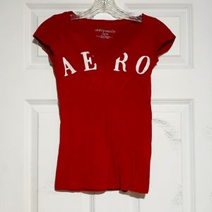 Aeropostale Red T - Womens XS